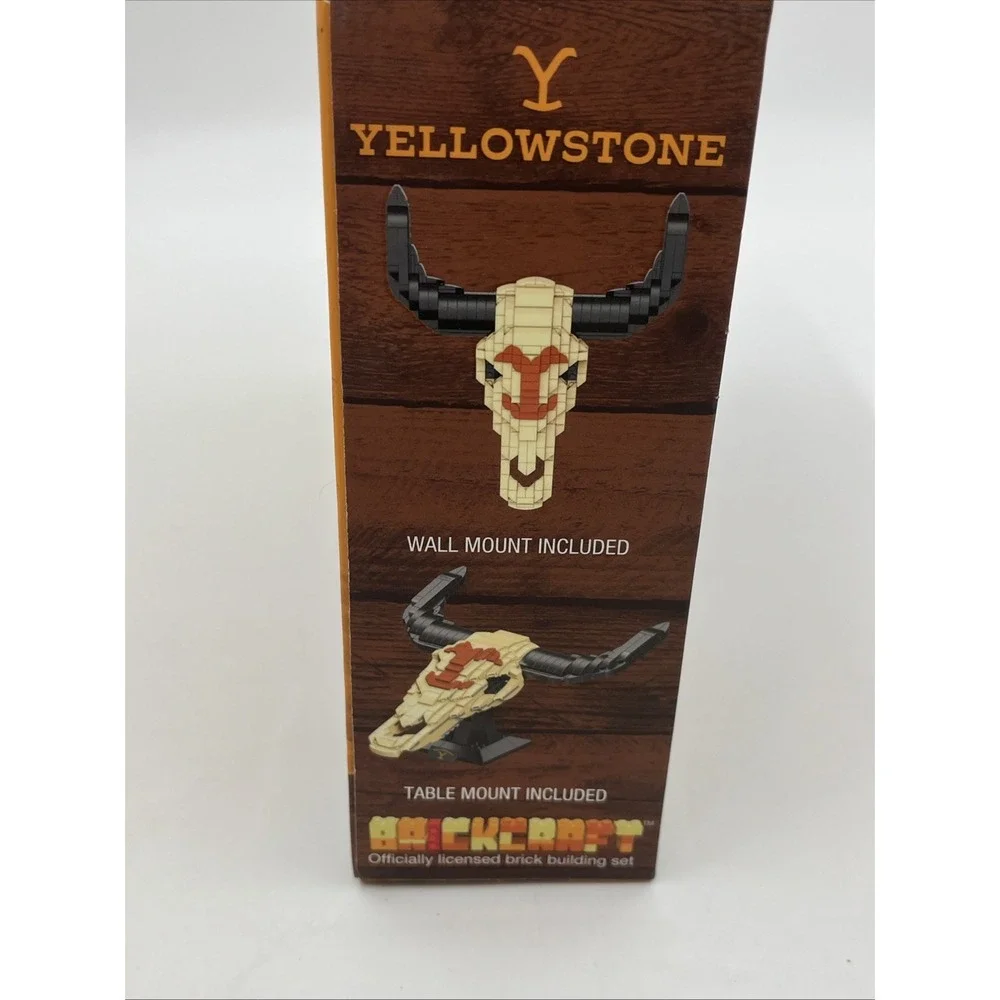 NEW, Yellowstone Steer Skull Brick Building Set 574 Pcs Brickcraft 2023, 16+